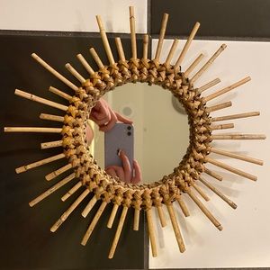 Woven Sun Mirror
